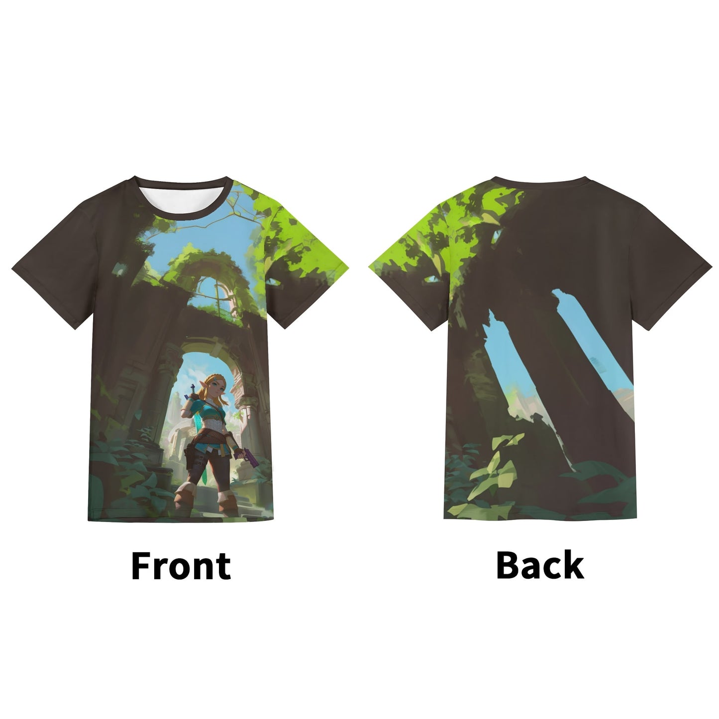 Zelda Tomb Raider Graphic T-Shirt (Version 2)