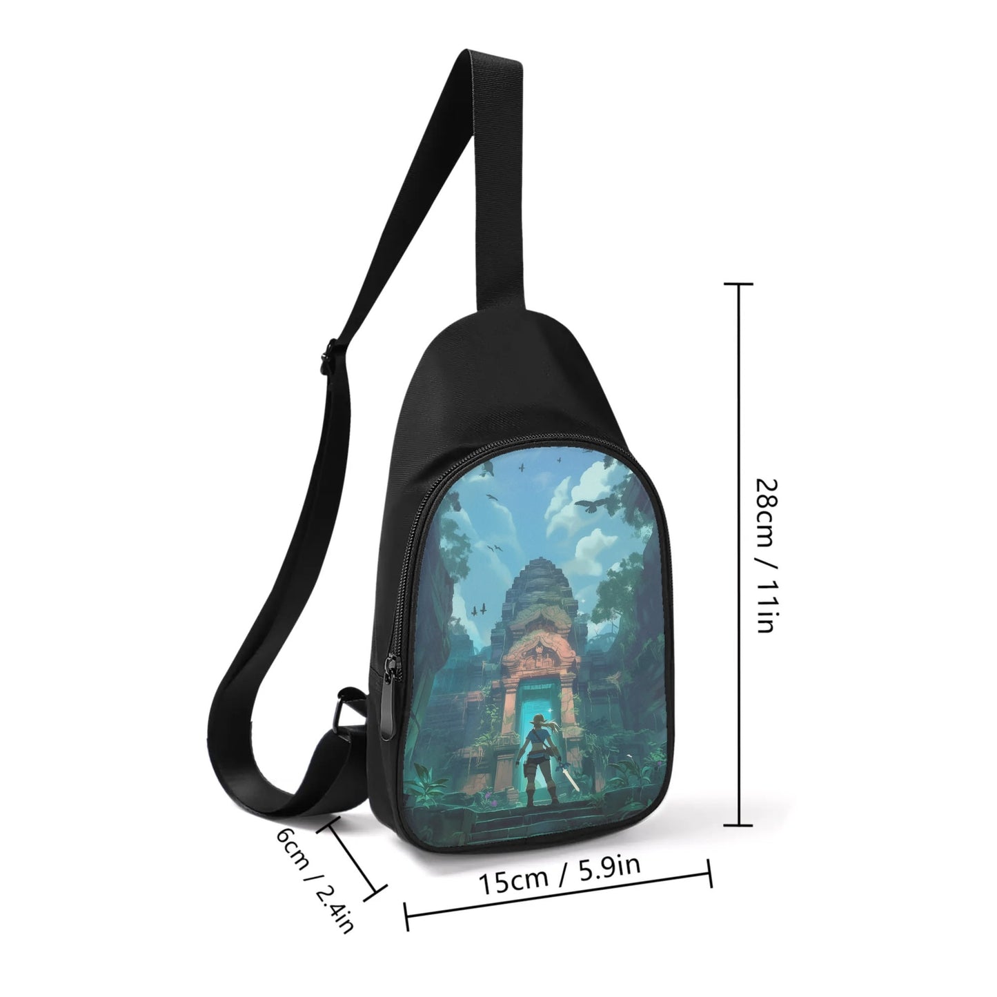 Zelda Tomb Raider Chest Bag