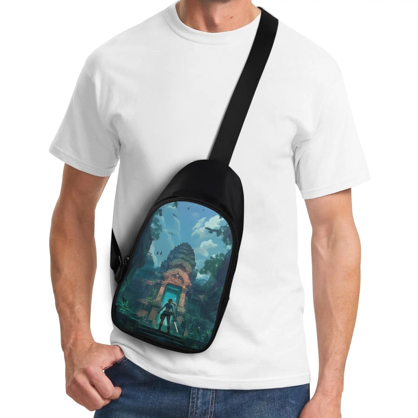 Zelda Tomb Raider Chest Bag