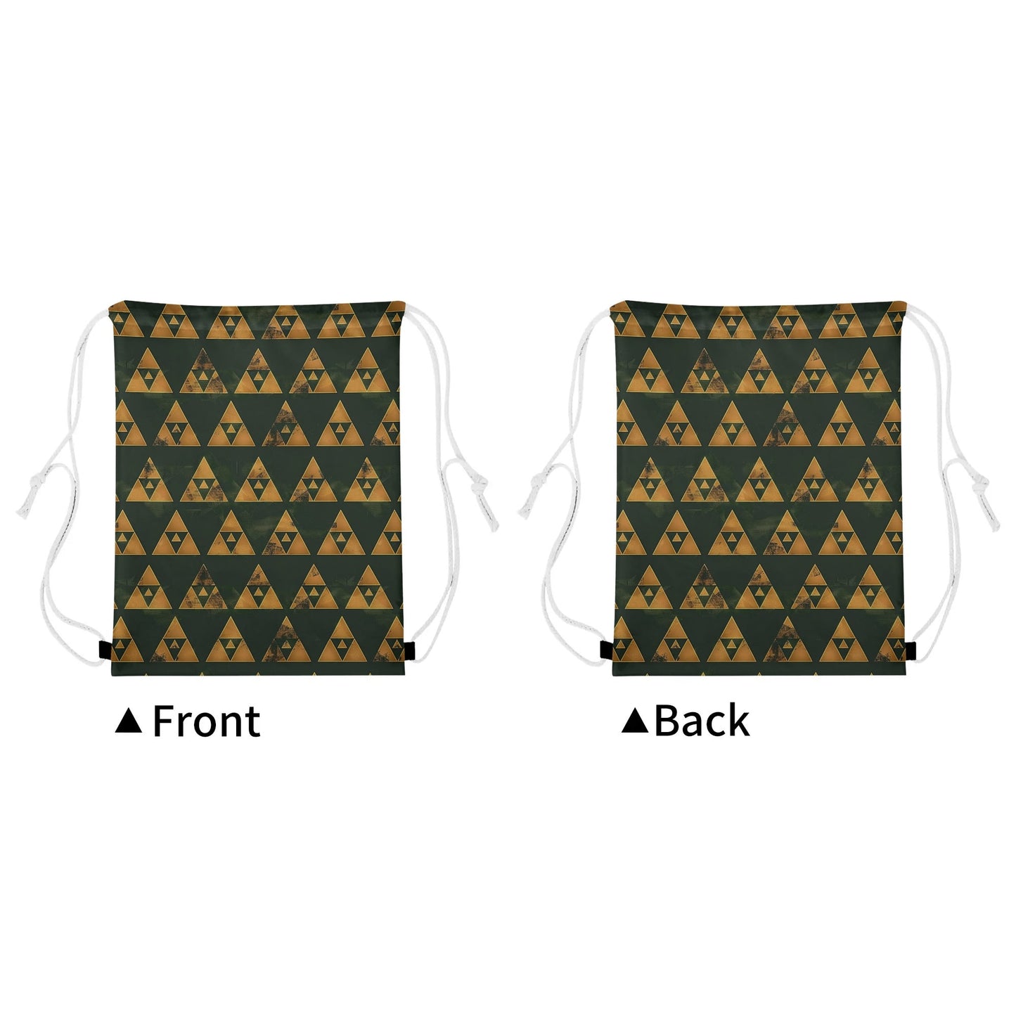 Tri-Force Drawstring Bag