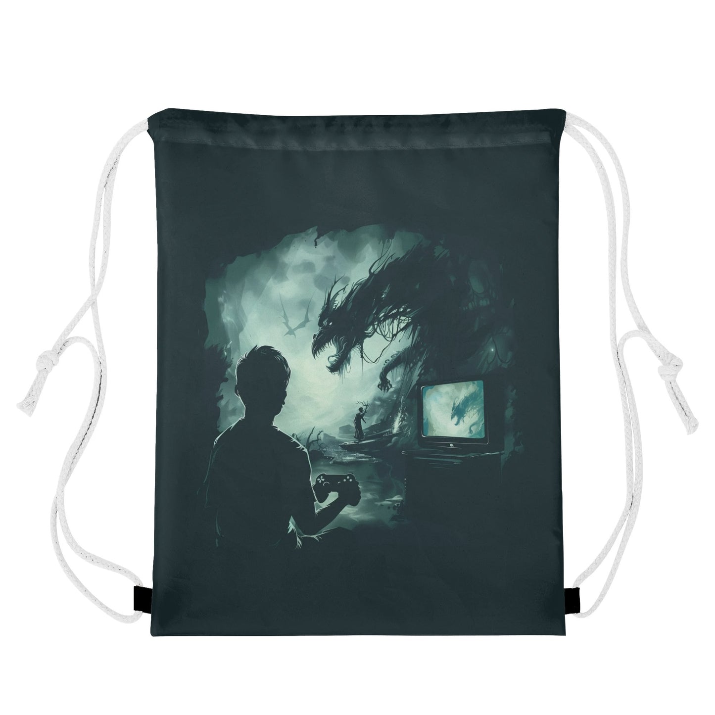 Gamer Drawstring Bag