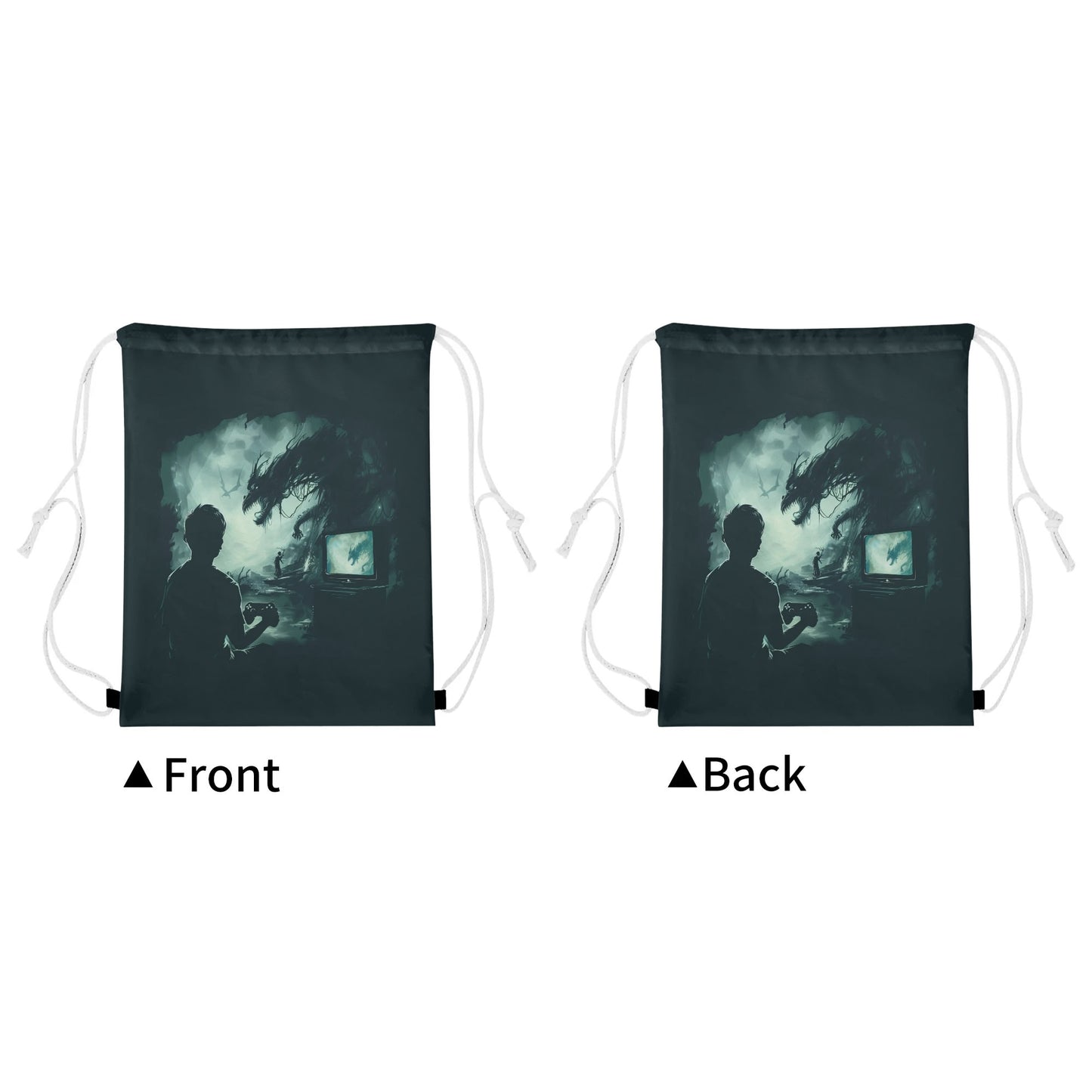 Gamer Drawstring Bag