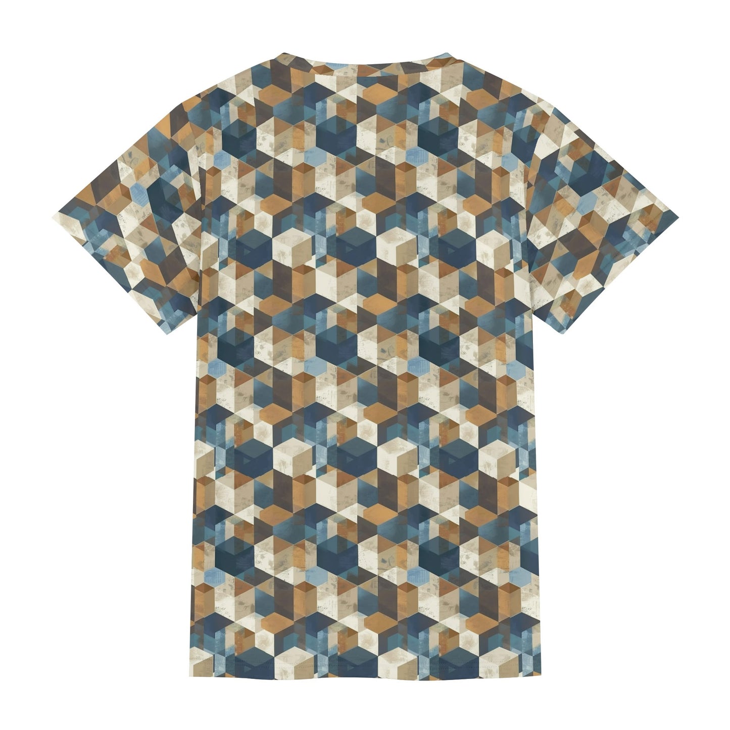 Cubist Terrain Short Sleeve T-Shirt