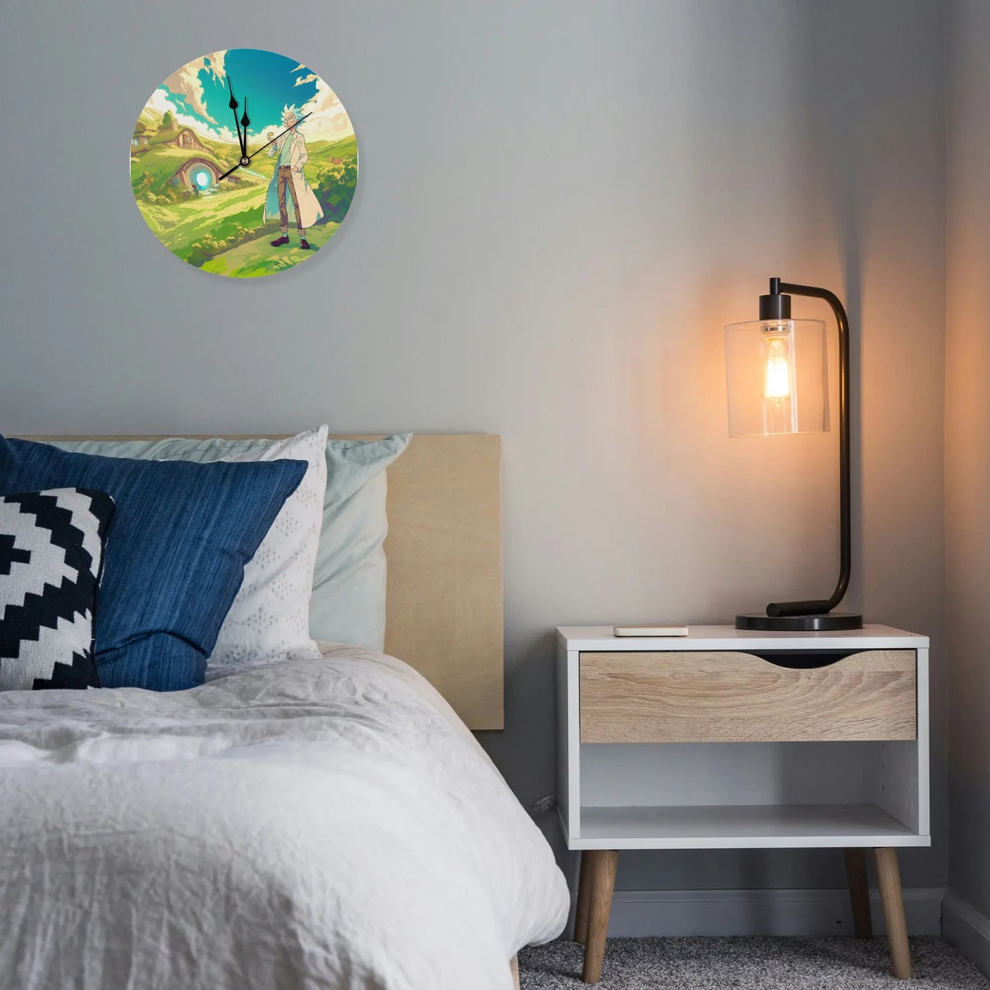 TOTR Rick Wall Clock (10-16 Inch)