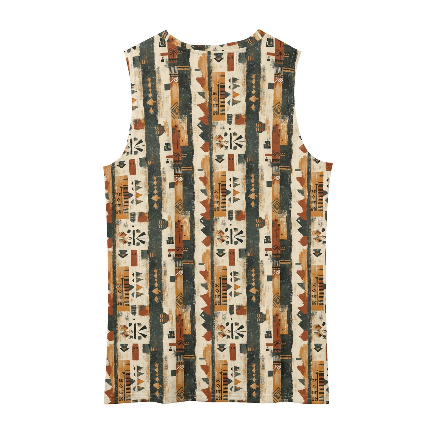 Mesa Stripes Mens Loose Fit Sleeveless Tank Top