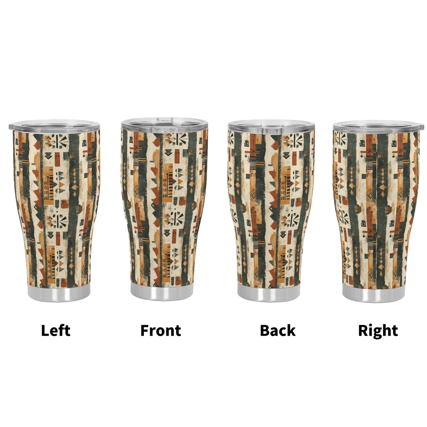 Rustic Southwest Abstract Stainless Steel Tumbler 30oz