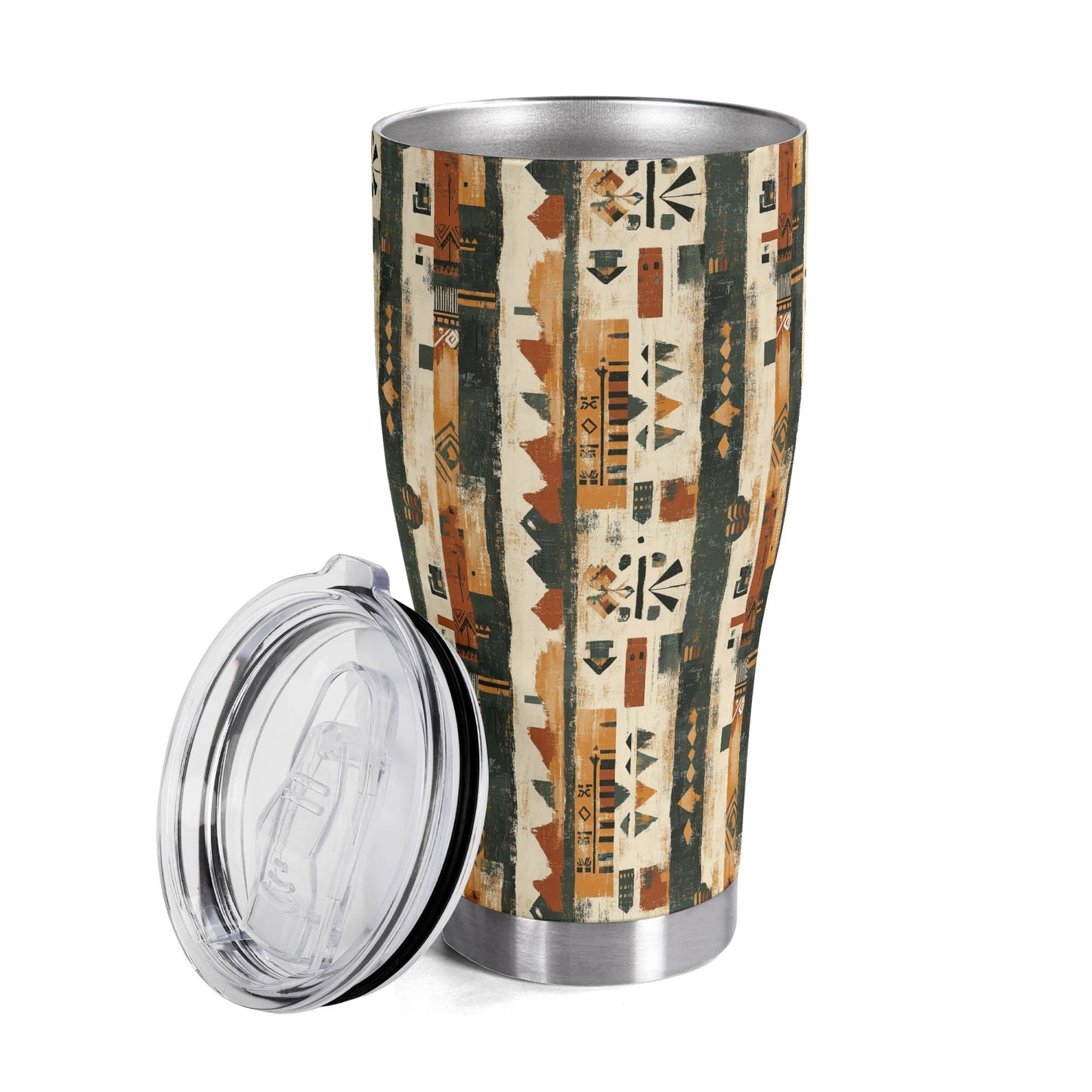 Rustic Southwest Abstract Stainless Steel Tumbler 30oz