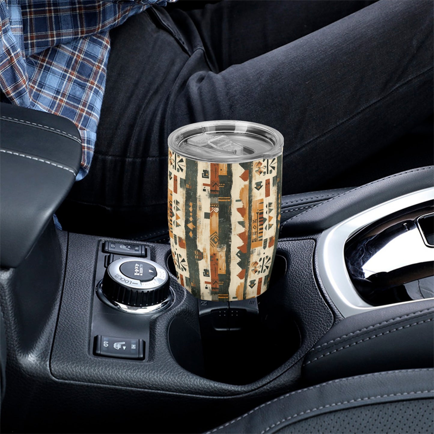 Rustic Southwest Abstract Stainless Steel Tumbler 30oz
