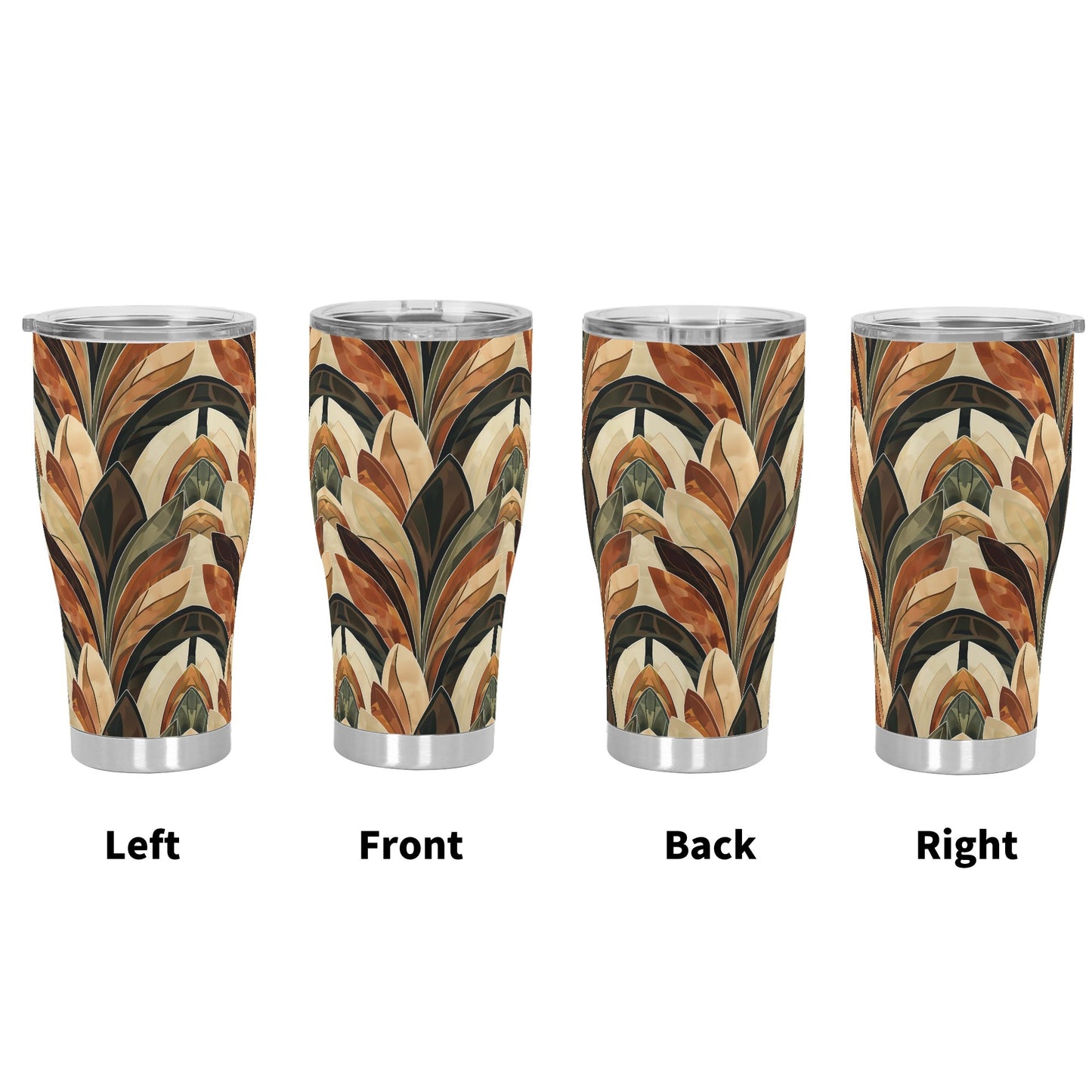 Autumnal Flora Stainless Steel Tumbler 30oz