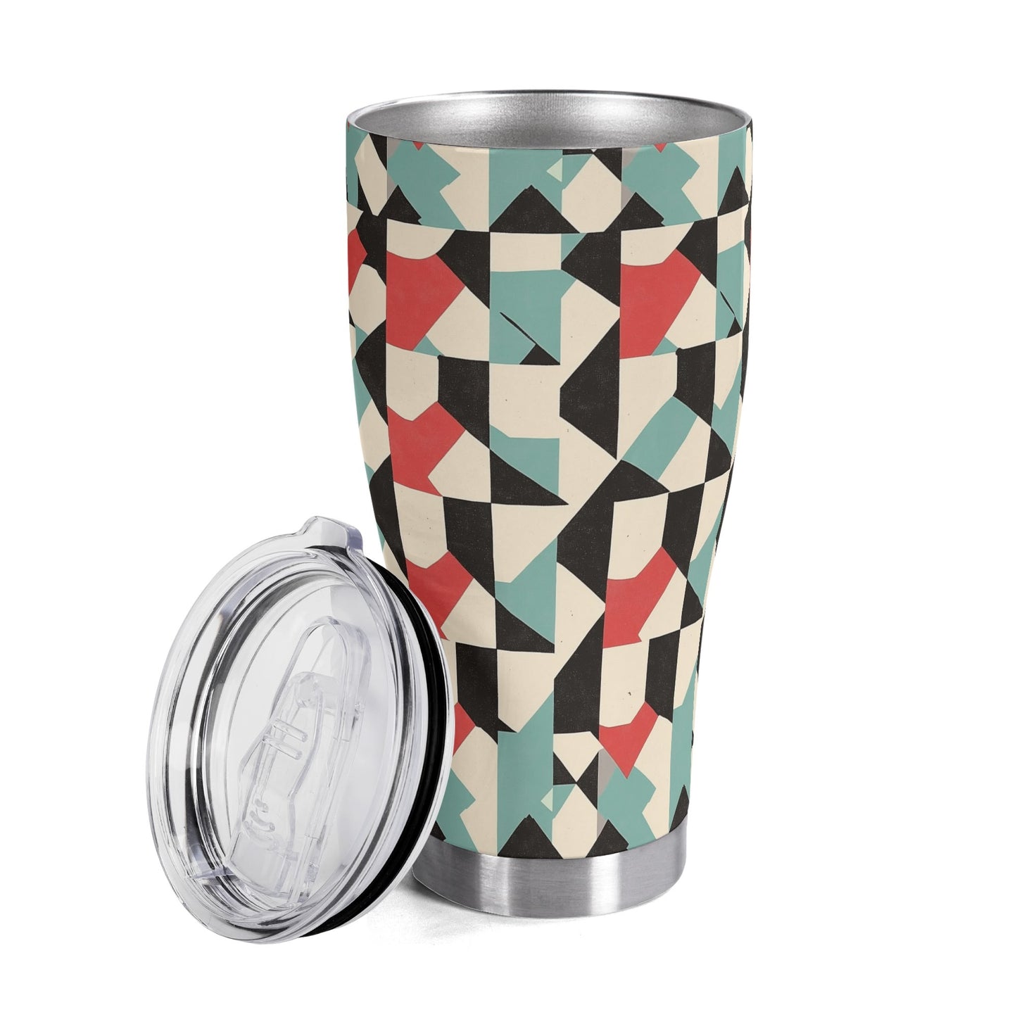 Retro Check Stainless Steel Tumbler 30oz
