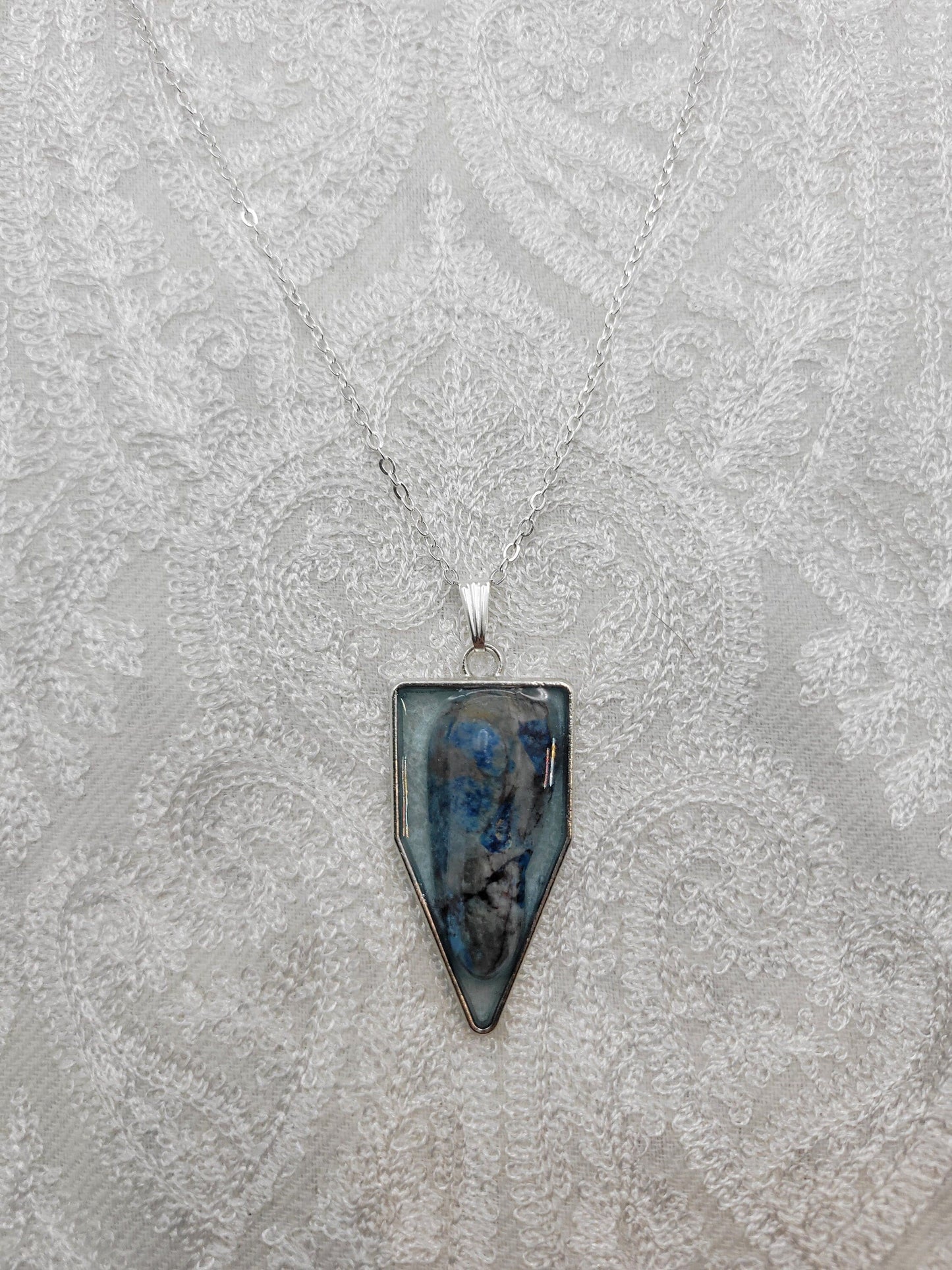 Blue Apatite Stone Pendant
