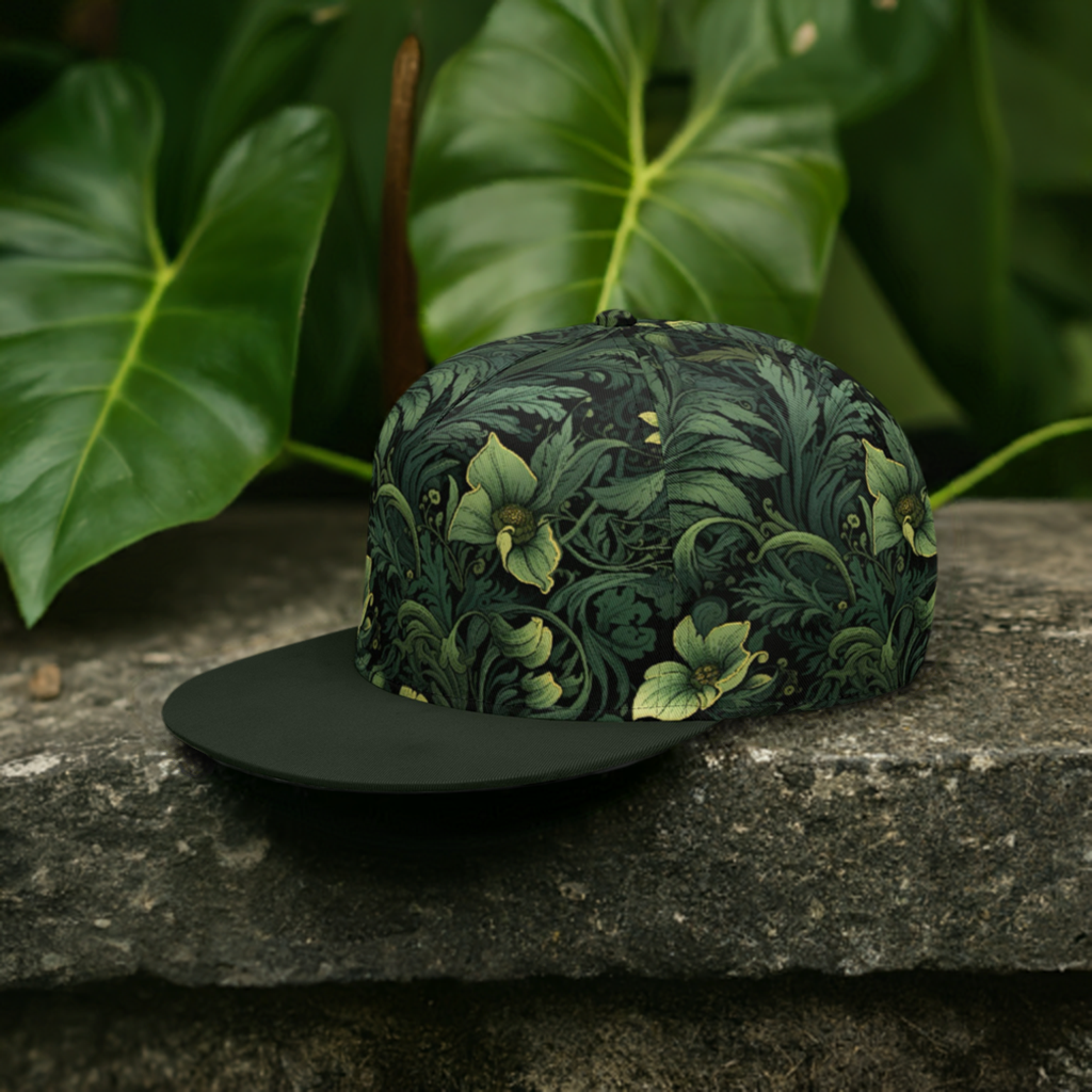 Exploring the Midnight Garden Snapback Hat