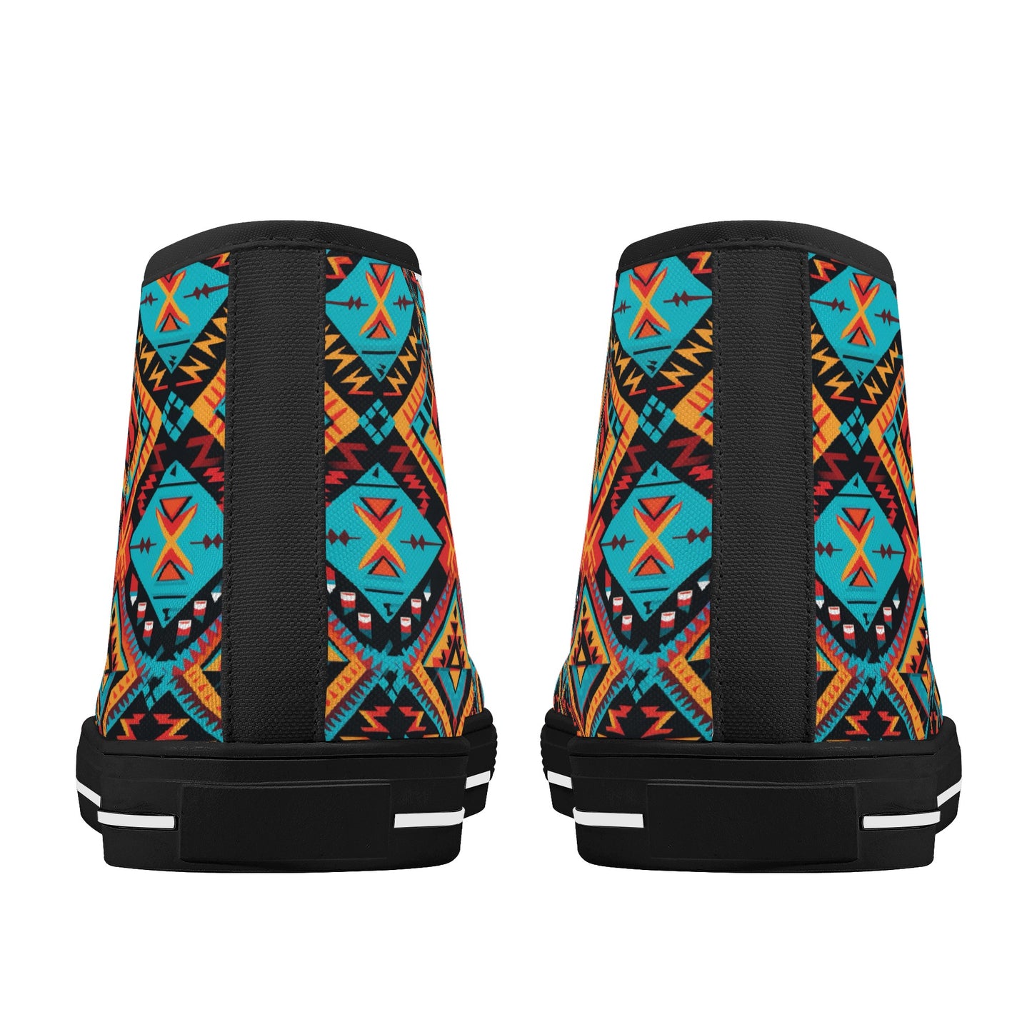 Tribal Groove Men's High-Top Canvas Shoes