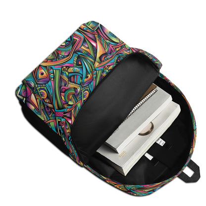 Cosmic Tribal Fusion Vintage Backpack