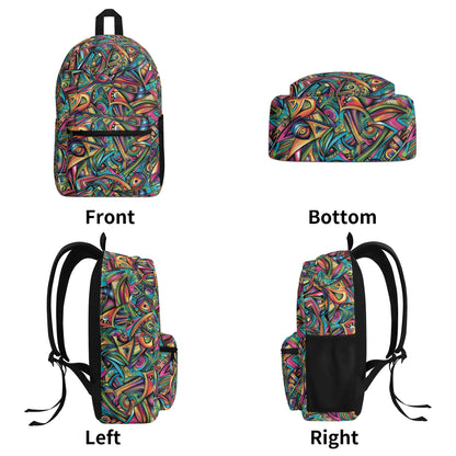 Cosmic Tribal Fusion Vintage Backpack