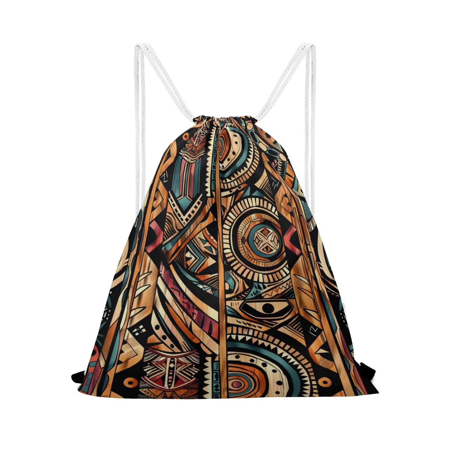 Tribal Rhythms Drawstring Bag