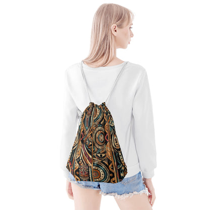 Tribal Rhythms Drawstring Bag