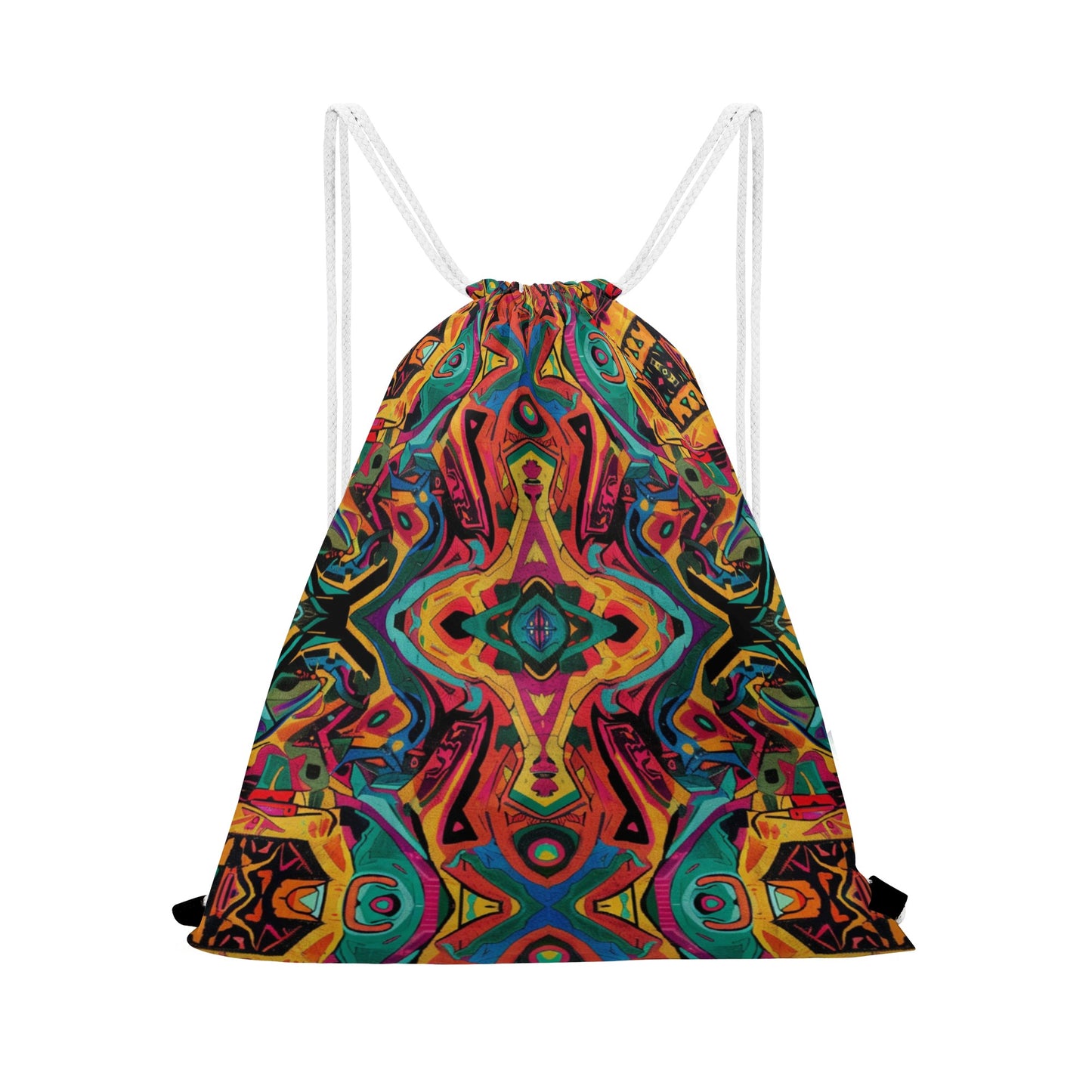 Prismatic Tribal Drawstring Bag