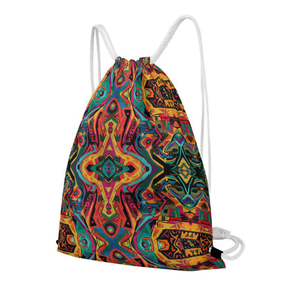 Prismatic Tribal Drawstring Bag