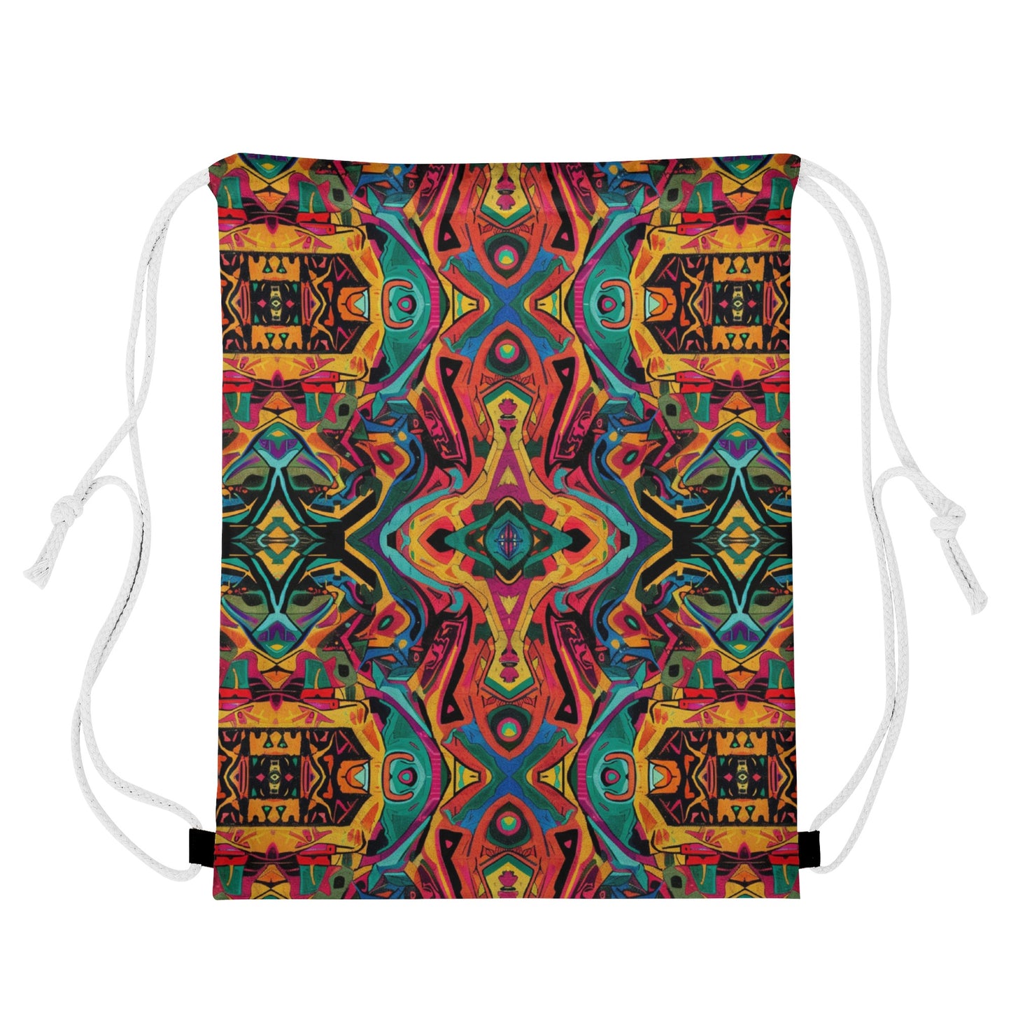 Prismatic Tribal Drawstring Bag