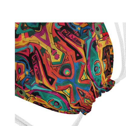 Prismatic Tribal Drawstring Bag