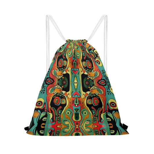 Ancestral Echoes Drawstring Bag