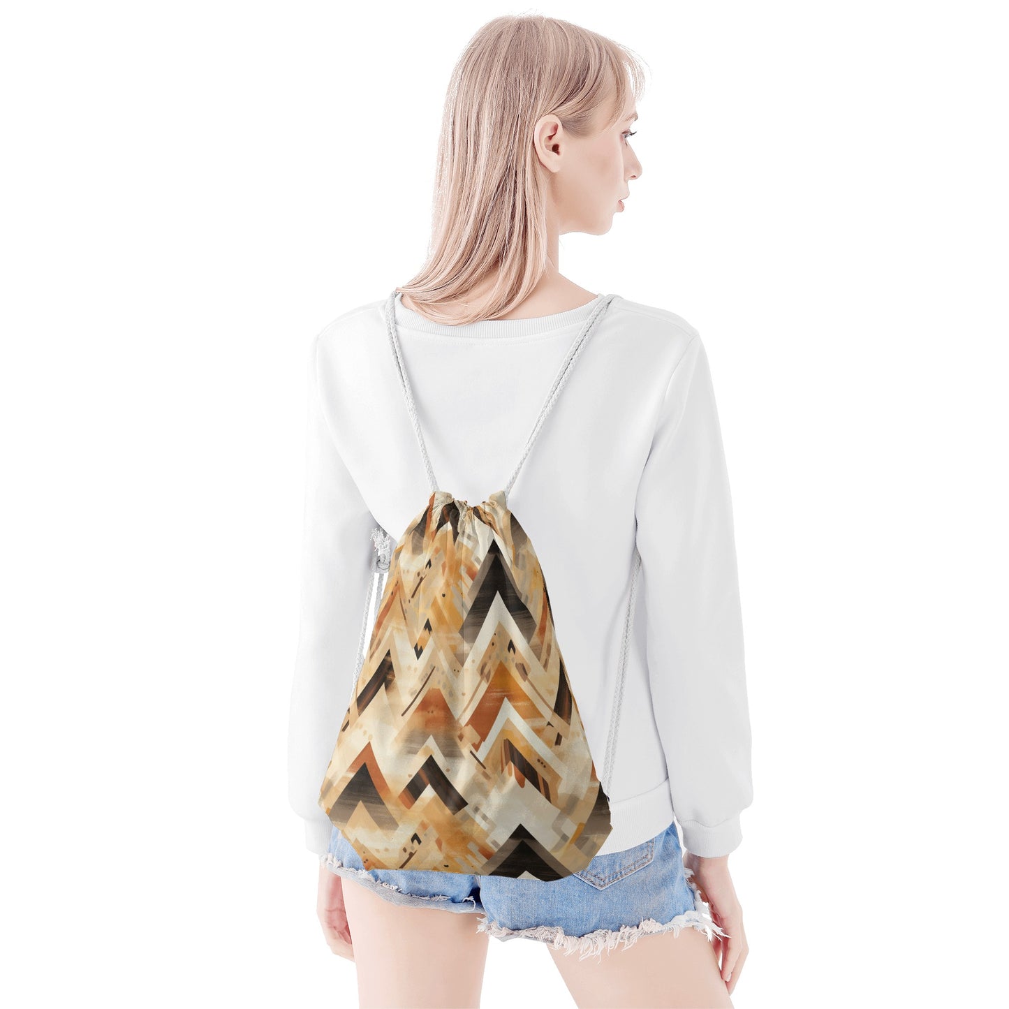 Desert Mirage Drawstring Bag