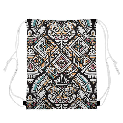 Geotribal Matrix Drawstring Bag