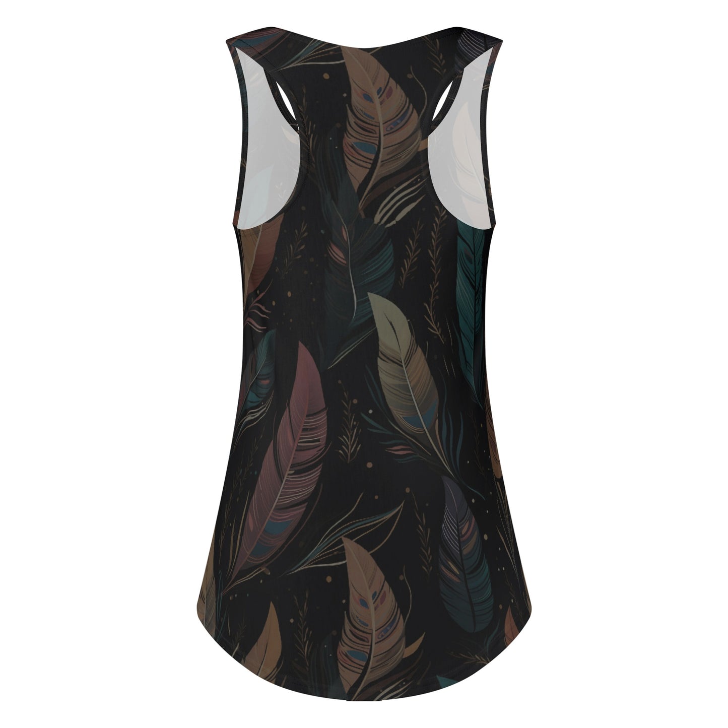 Midnight Melody Feather Women's Tank Top