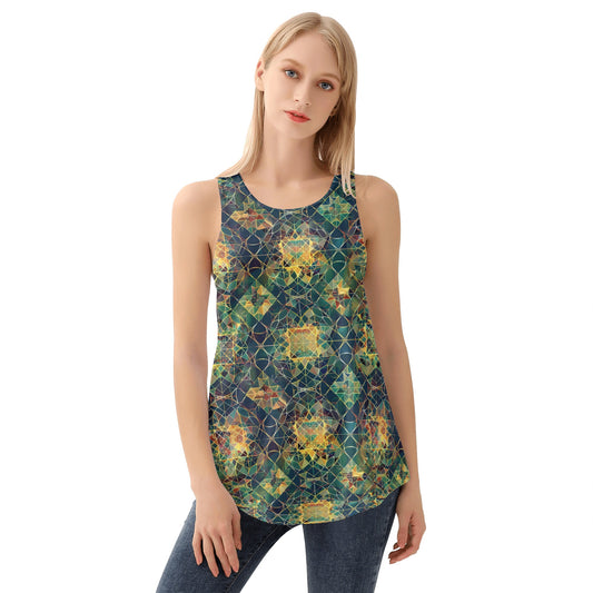 Cosmic Lattice Loose Tank Top