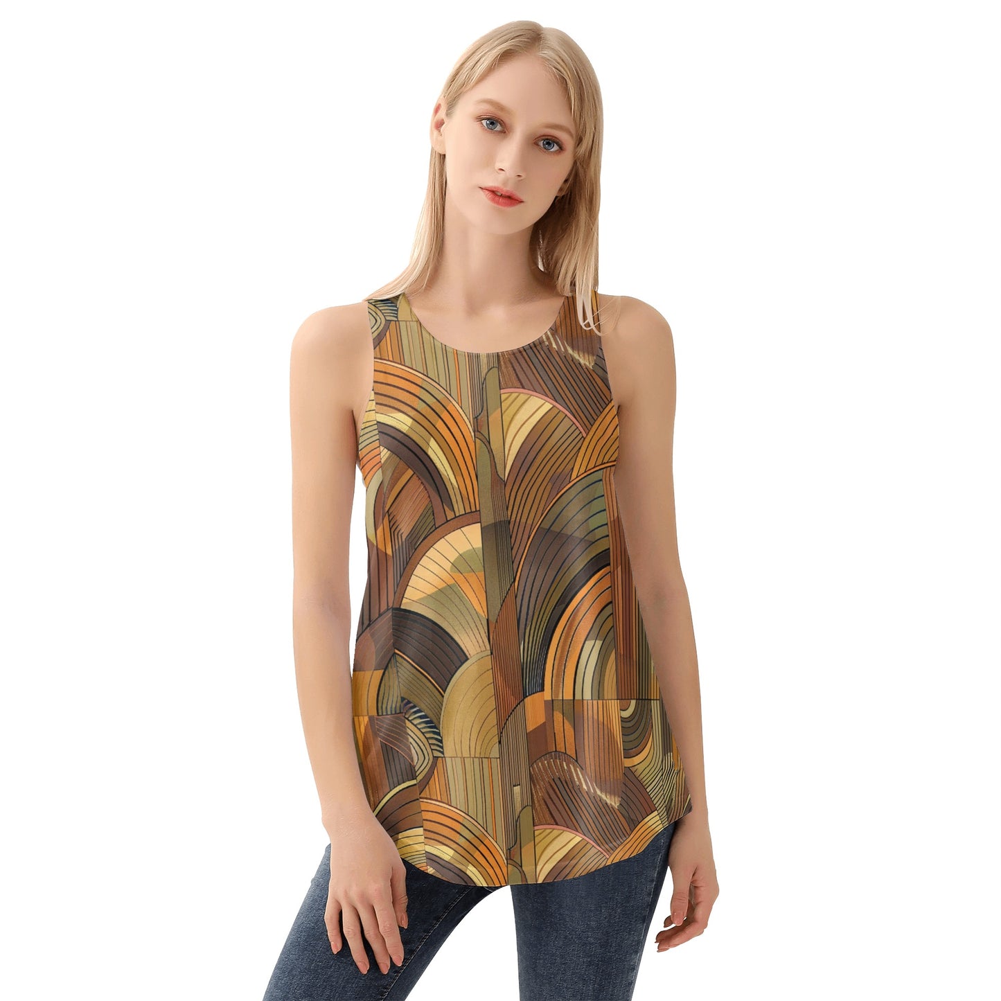 Deco Earthscape Loose Tank Top