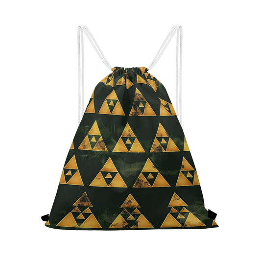 Tri-Force Pinnacle Drawstring Bag