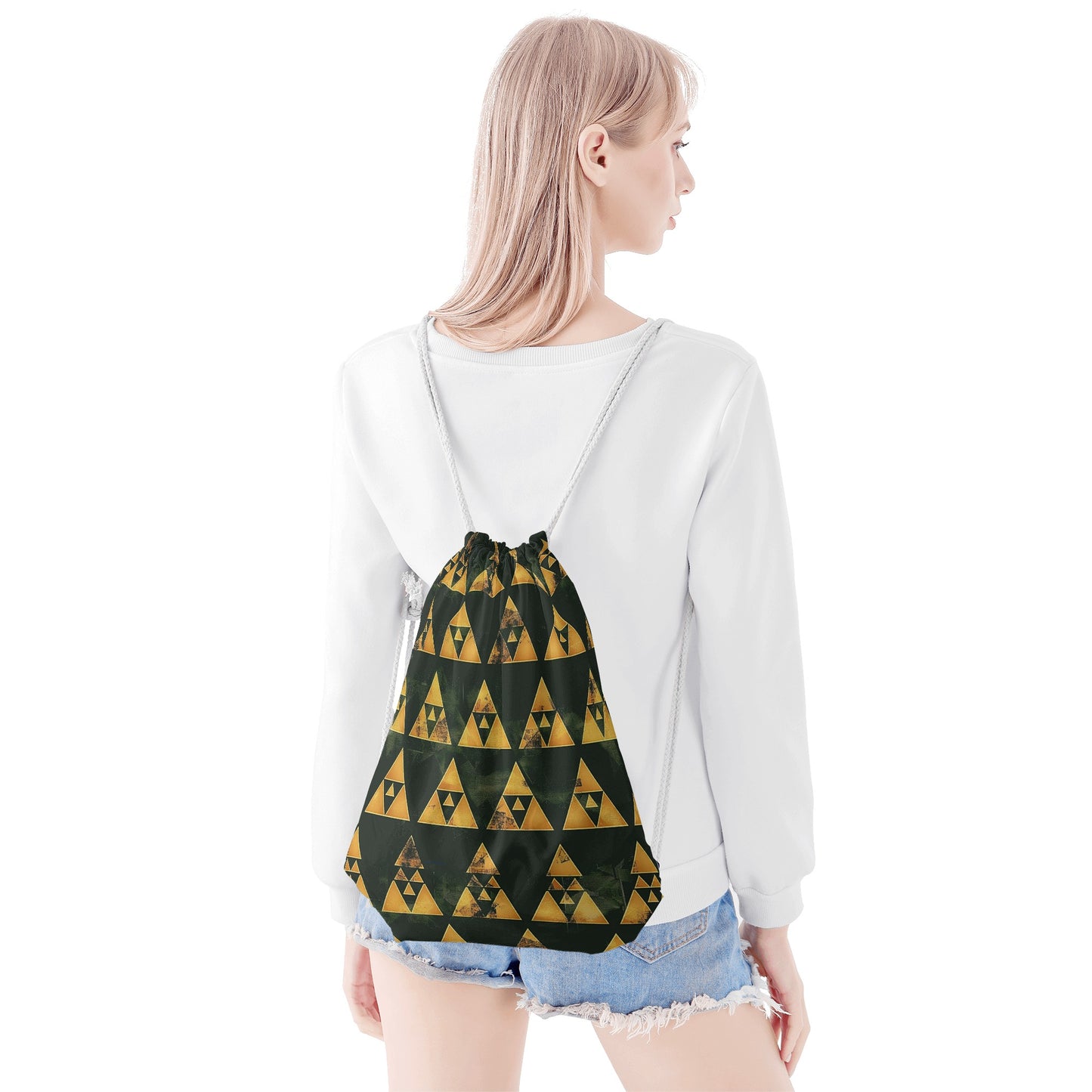 Tri-Force Pinnacle Drawstring Bag