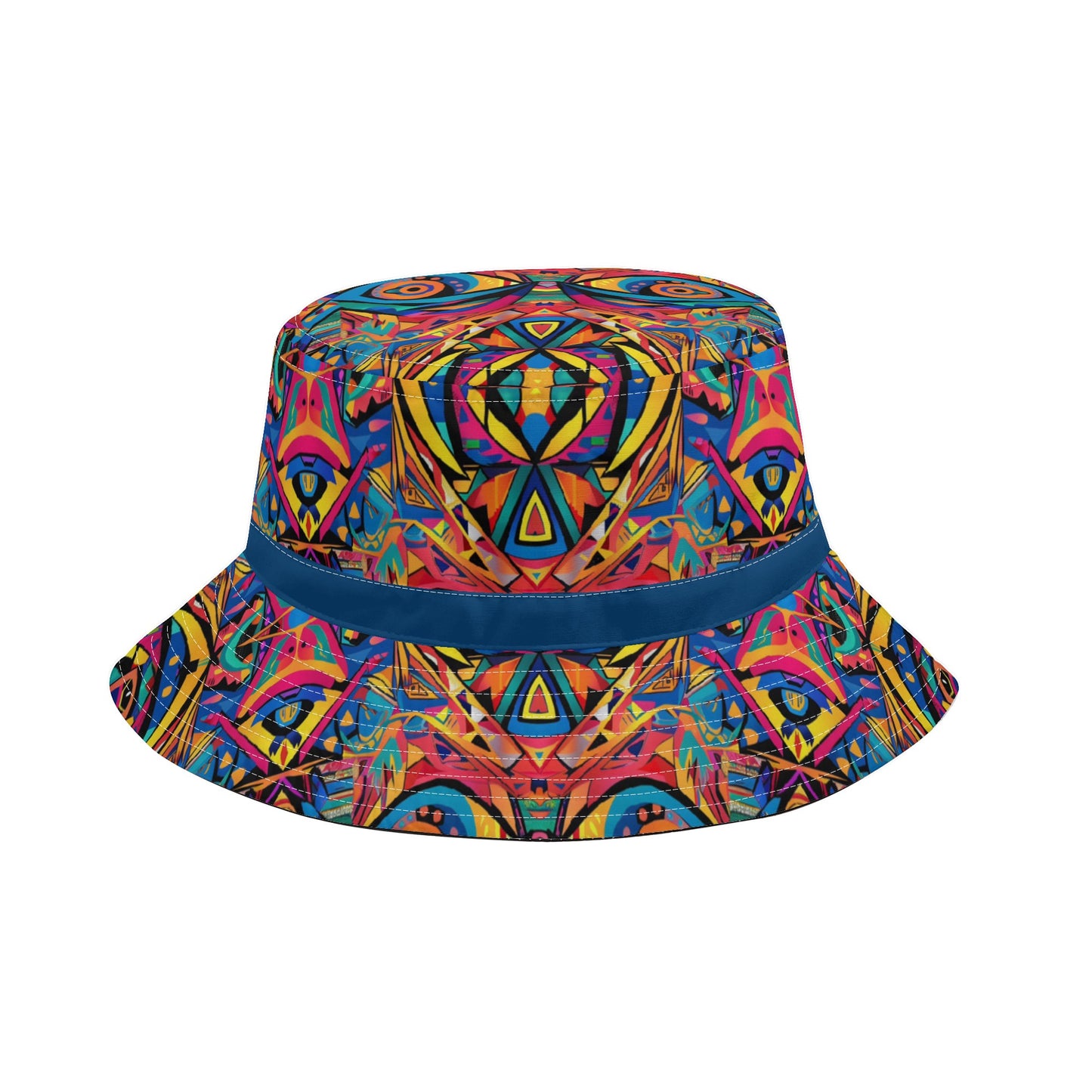 Vibrant Visions Bucket Hat with Adjustable String