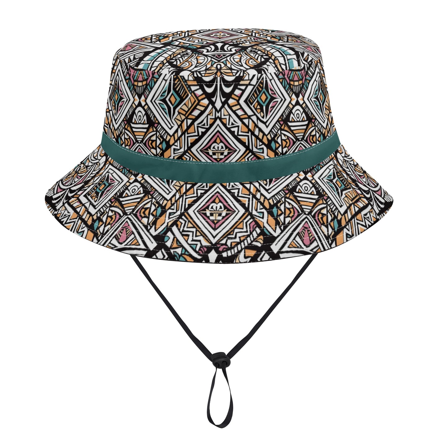 Geotribal Matrix Bucket Hat with Adjustable String