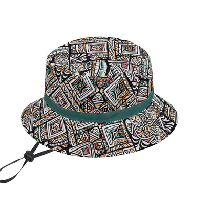 Geotribal Matrix Bucket Hat with Adjustable String