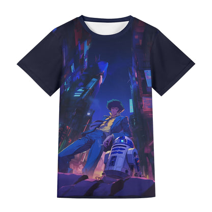 Spike & R2D2 Graphic T-Shirt