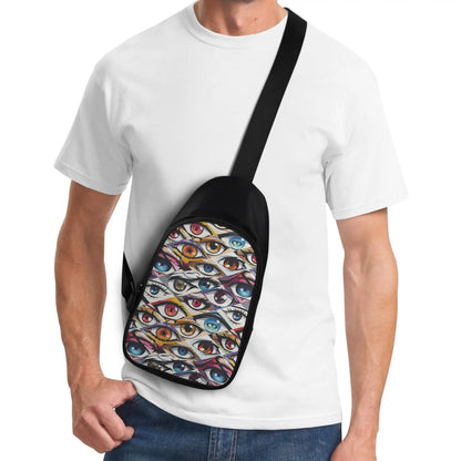 Anime Eyes Chest Bag