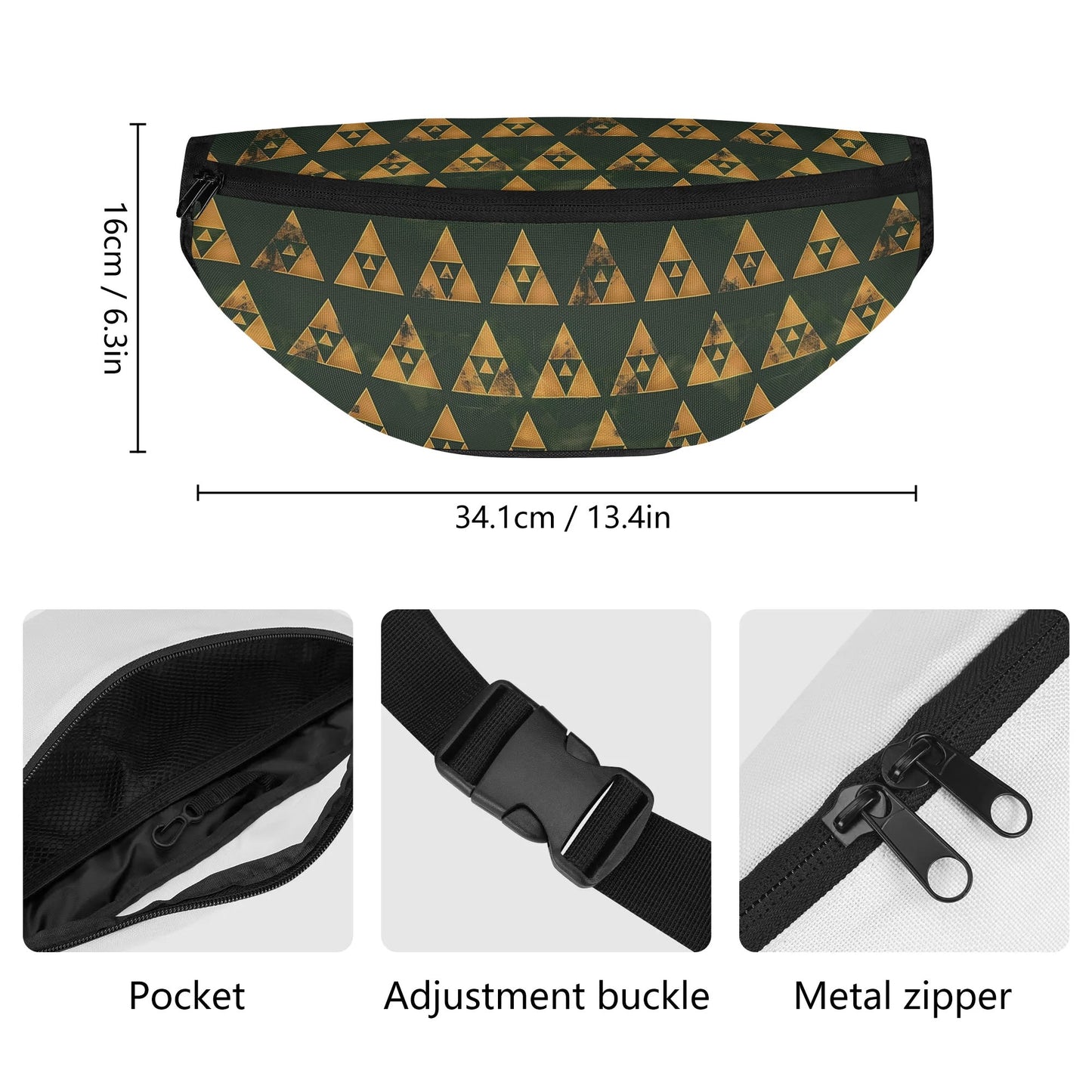 Tri-Force Fanny Pack