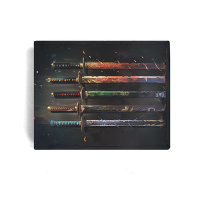 Katana Swords PU Leather Wallet