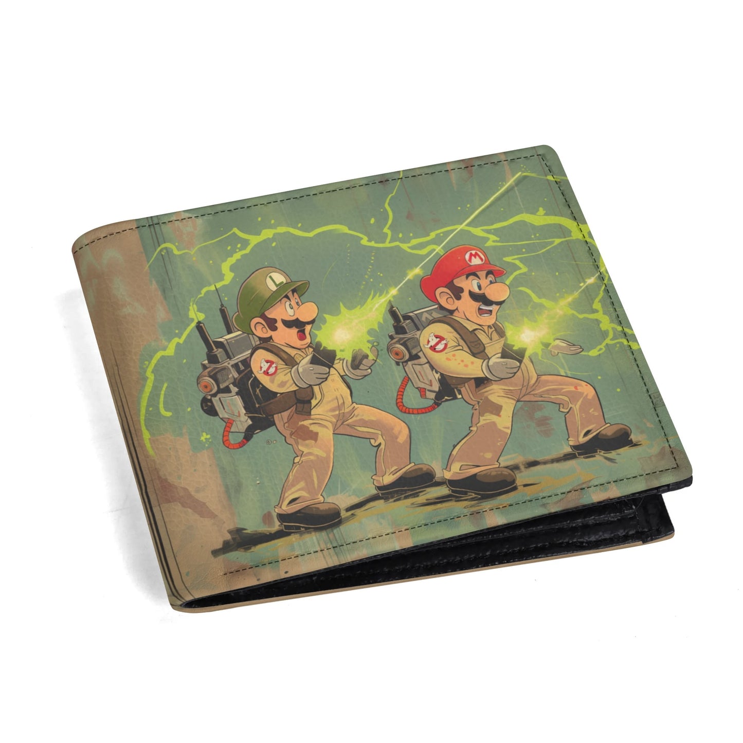 Mario Ghostbusters PU Leather Wallet