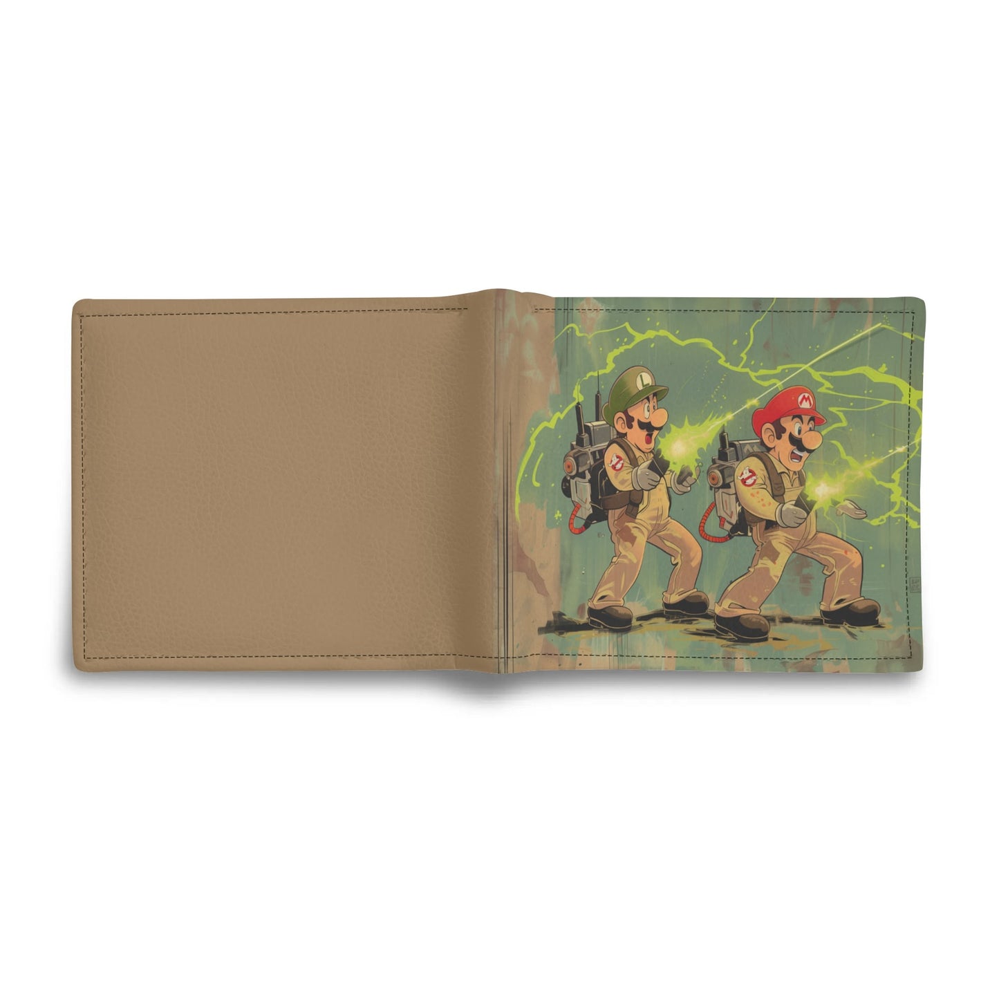 Mario Ghostbusters PU Leather Wallet