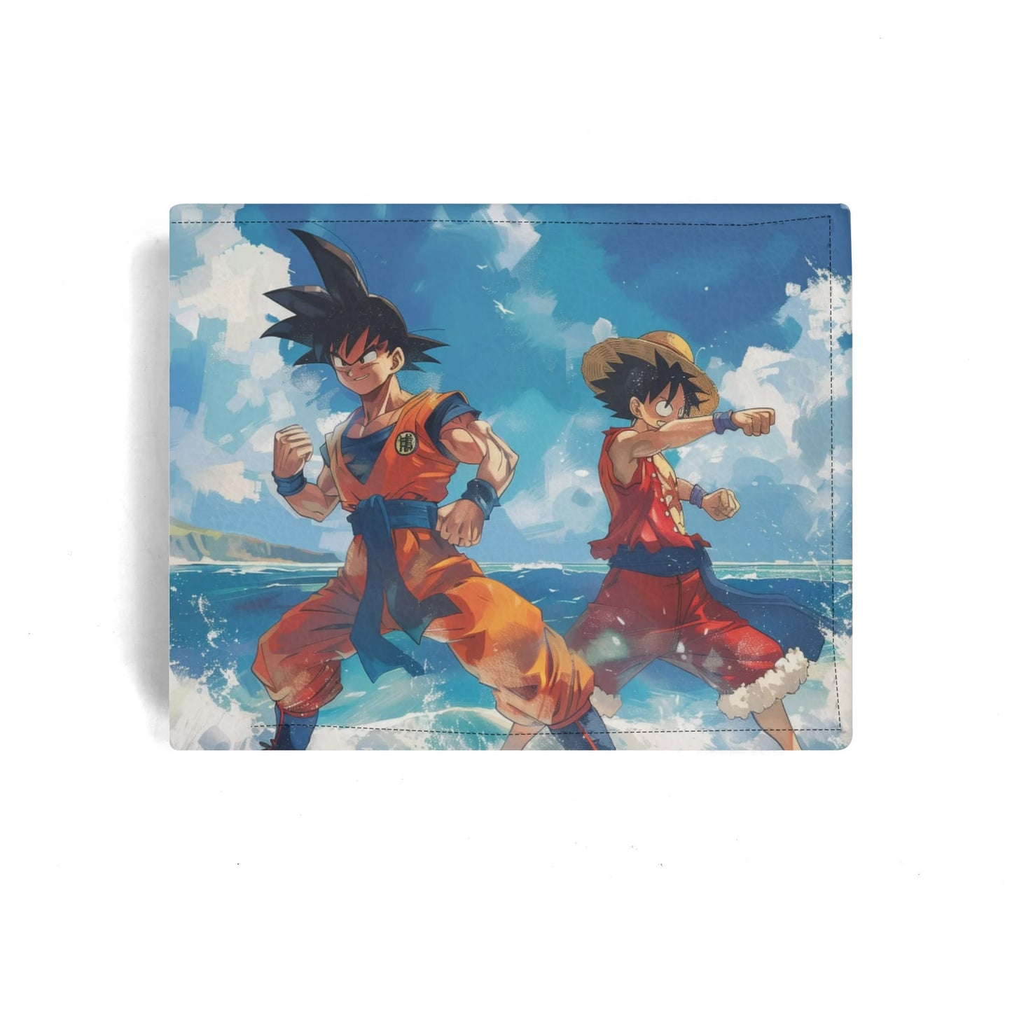 Goku & Luffy Team-Up PU Leather Wallet