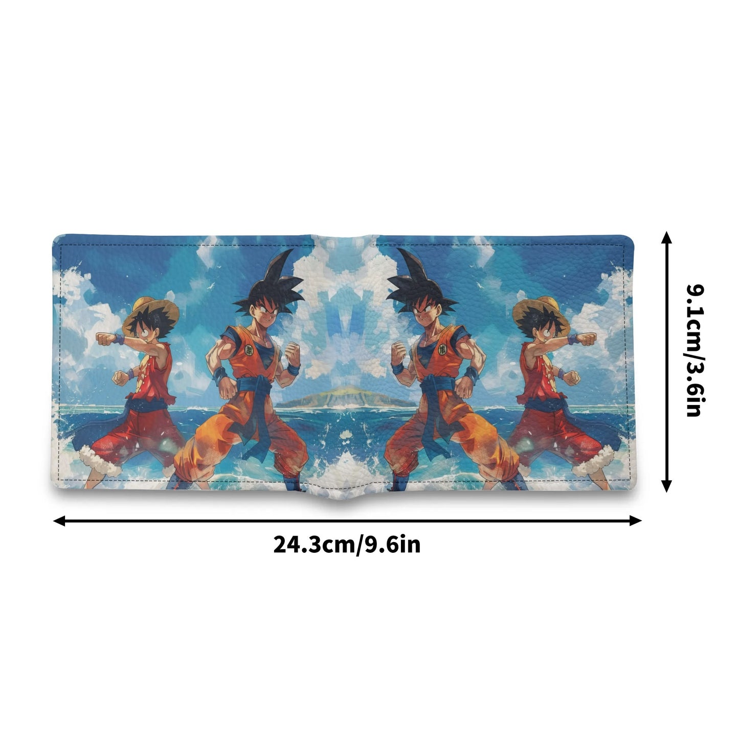 Goku & Luffy Team-Up PU Leather Wallet