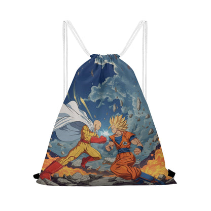 Satima vs. Goku Drawstring Bag