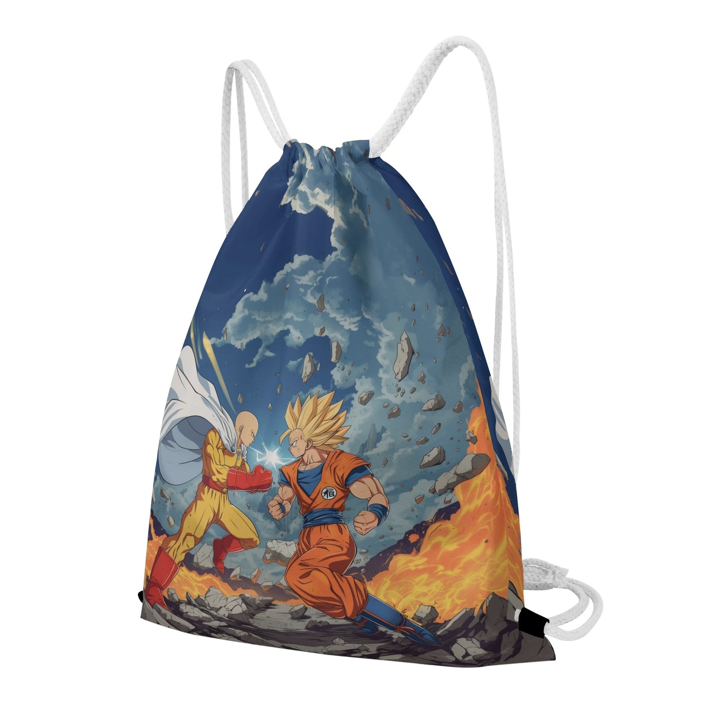 Satima vs. Goku Drawstring Bag