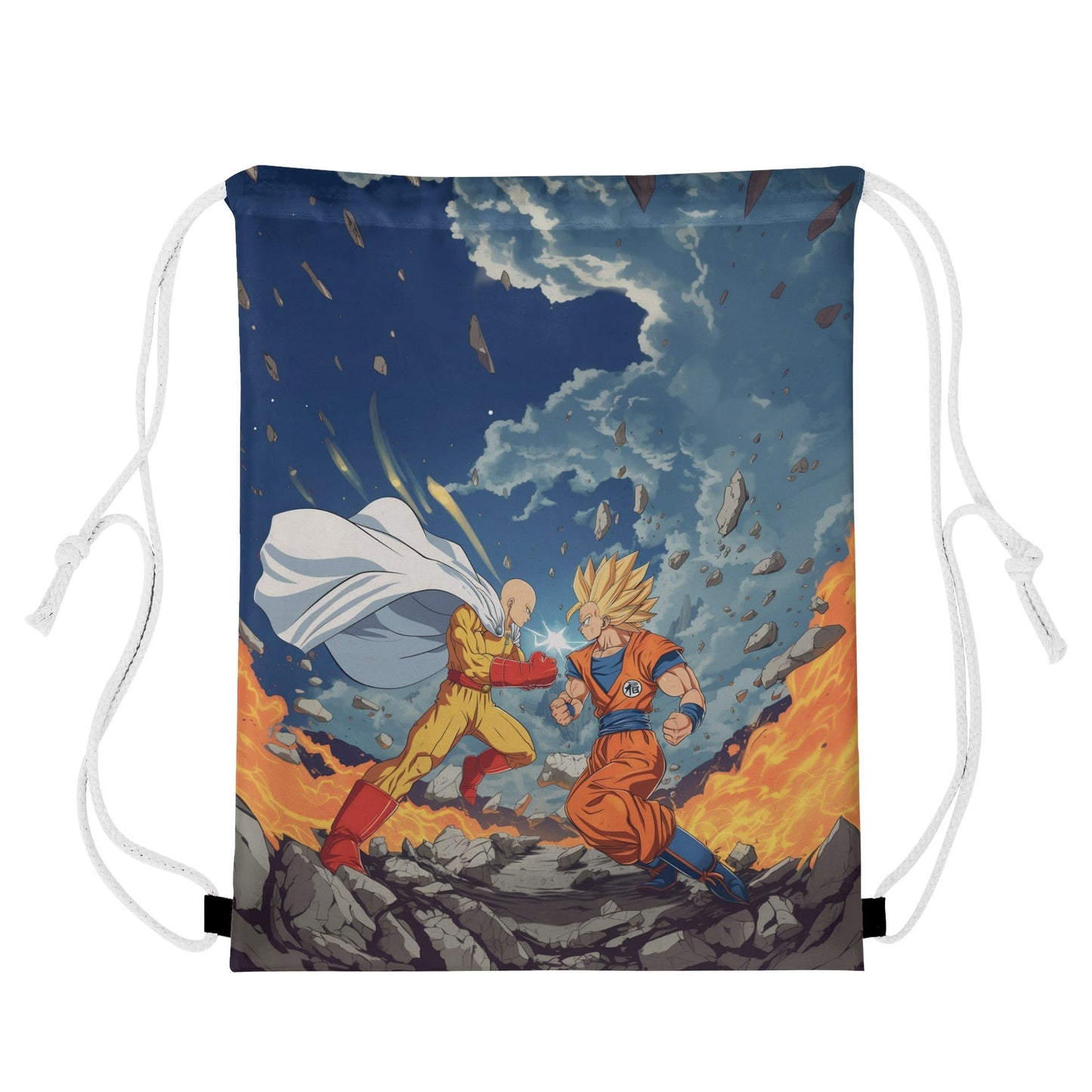 Satima vs. Goku Drawstring Bag