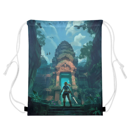 Zelda Tomb Raider Drawstring Bag