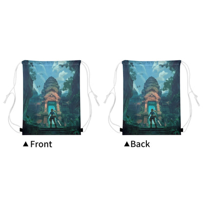 Zelda Tomb Raider Drawstring Bag