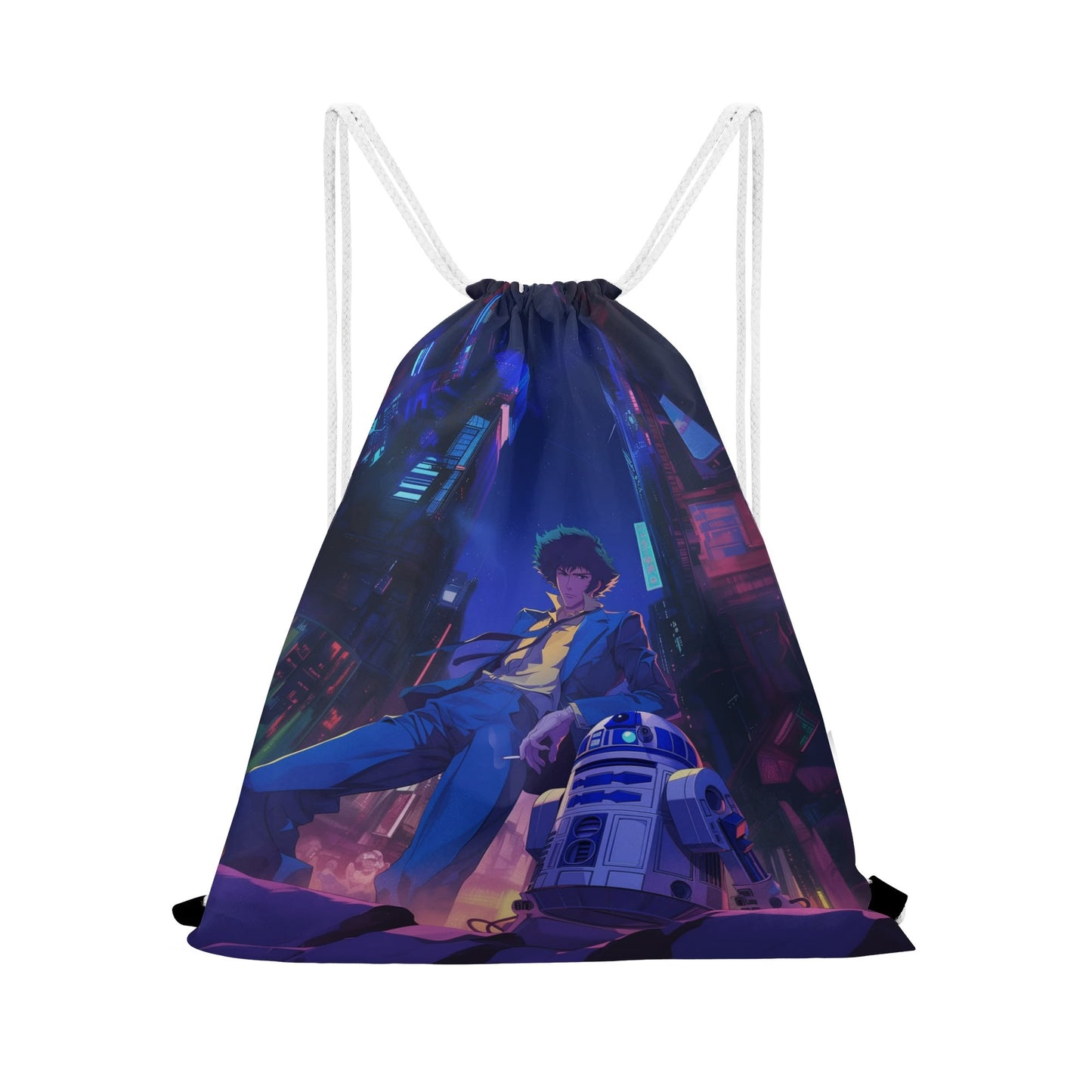 Spike & R2D2 Drawstring Bag